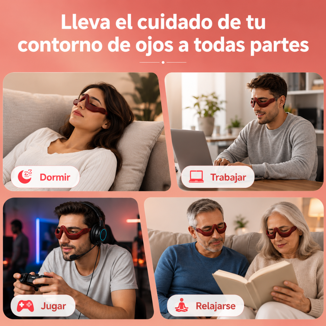 Gafas De Luz Roja y Microcorriente
